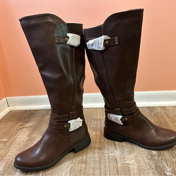 Women’s Global Win Boots, Brown, Size 8 NWOT - Picture 4 of 12